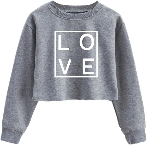 Vista 43 de Camiseta corta para niñas y niños, linda sudadera estética con gráficos de dibujos animados para adolescentes
