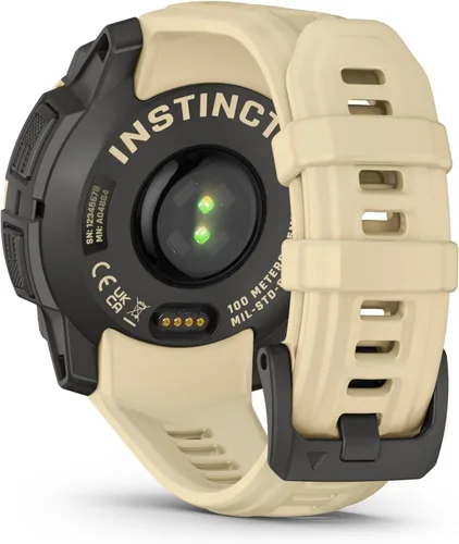 Vista 5 de Garmin Instinct® 0.118 – 1.772 in, pantalla AMOLED, resistente reloj inteligente GPS para exteriores, linterna incorporada, colección Alpine Rush