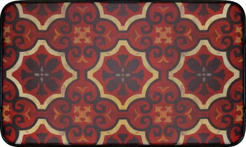 Vista 7 de J&V TEXTILES - Alfombras de pasillo de cocina antifatiga, alfombrillas antideslizantes impermeables y ergonómicas para cocina, piso, hogar, oficina