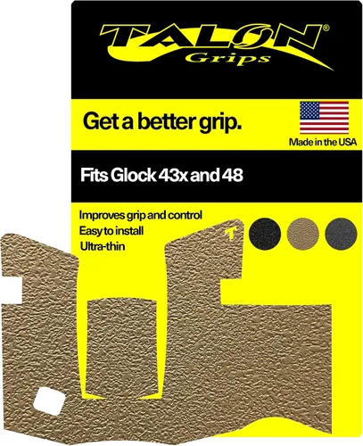 Vista 6 de Empuñaduras adhesivas TALON Grips compatibles con Glock 43x y 48 – Hechas en Estados Unidos