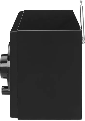 Vista 5 de Crosley CR3042A-BK Maverick Radio AM/FM portátil con receptor Bluetooth, color negro