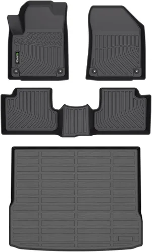 Vista 53 de HAFIDI® - Tapetes para auto con almacenamiento debajo del asiento, para todo clima, antideslizantes, de elastómero termoplástico, para la primera
