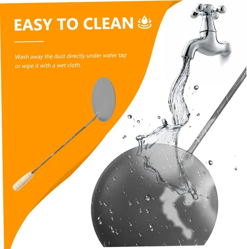 Vista 4 de Cuchara para freír aperitivos cuchara de metal antiadherente cuchara de aceite de cocina mango largo para freír alimentos