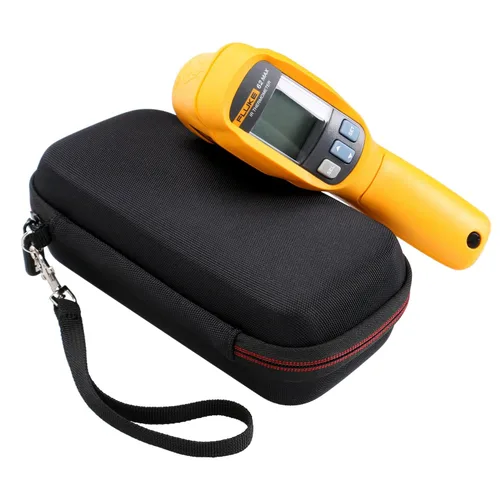Vista 6 de LTGEM, estuche para termómetro infrarrojo Fluke 62 MAX o Fluke 59 Max+, color negro