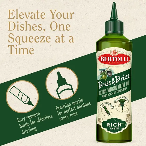 Vista 8 de Bertolli Extra Virgen Aderezo y Rocío Sabor Intenso, Perfecto para aderezos de ensalada, marinadas y para mojar pan, Naturalmente Libre de Gluten