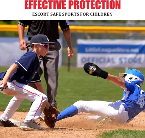 Vista 4 de Sliding Mitt, Baseball Youth Sliding Glove Hand Guard for Baserunning, Neoprene with Aluminum Reinforcement and Padded Palm, for Baseball and