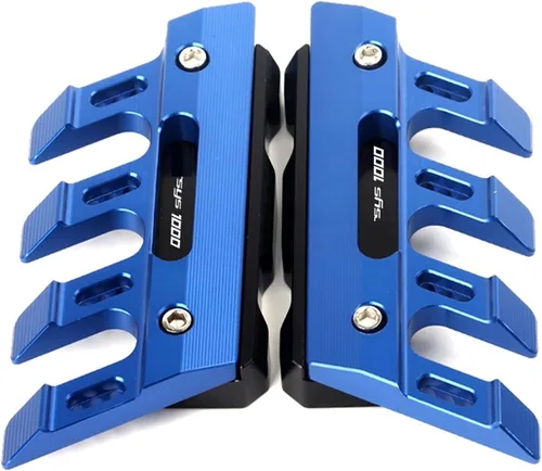 Vista 11 de Accesorios CNC para motocicleta, protector lateral de caída, bloque de protección para guardabarros delantero, antideslizante, para Kawasaki