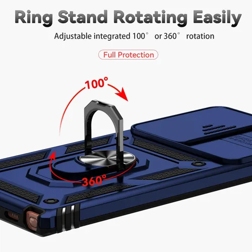 Vista 5 de Funda para Note 20 Ultra, con protectores de pantalla y funda para cámara, [grado militar] de 16 pies. Funda protectora a prueba de caídas