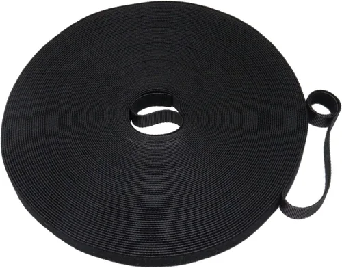 Vista 14 de 1 rollo de cinta adhesiva para plantas de 65 pies/65.6 ft, cinta reutilizable de doble cara de gancho y bucle, ancho de 0.47 pulgadas, lazo