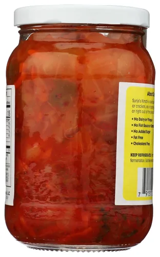 Vista 3 de Sunja's Kimchi de col picante medio, 16 oz