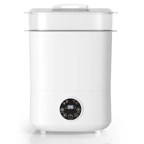 Vista 11 de Fisca Steri-lizer para biberones, 5 en 1 de gran capacidad, Steri-lizer y secadora, 2 capas compactas de vapor eléctrico Steri-lizer para biberones