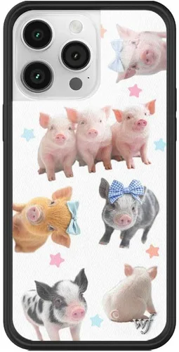 Vista 24 de Wildflower Fundas - Compatible con iPhone 14 Pro Max Protector negro parachoques, certificado de prueba de caídas de 6.5 pies, pequeña empresa