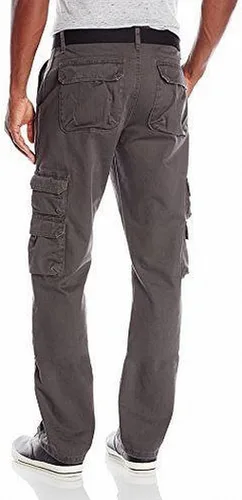 Vista 2 de Wrangler Authentics - Pantalón cargo de pierna recta y ajuste holgado para hombre