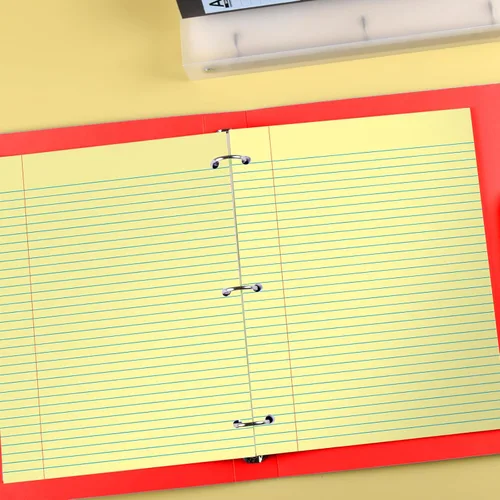 Vista 6 de KAISA Papel para cuaderno de hojas sueltas, rayas universitarias, 300 hojas por papel rayado, 8 x 10.5 pulgadas, 3 agujeros perforados para carpeta