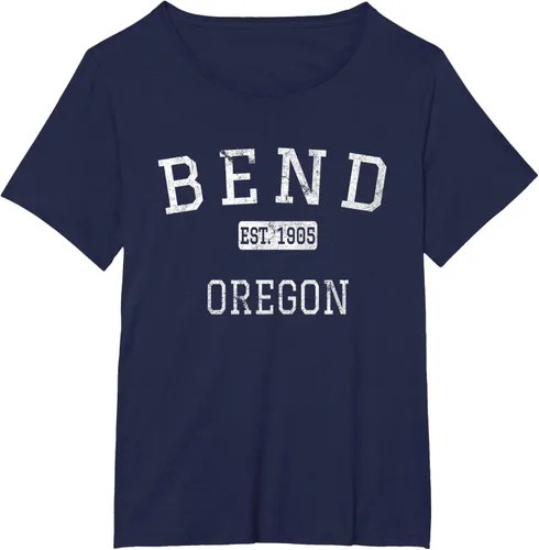 Vista 21 de Bend Oregon OR Camiseta vintage, Negro