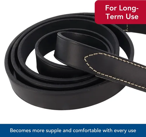Vista 6 de Coastal Pet Circle T - Correa de piel curtida de roble para perro, accesorio duradero perfecto para entrenamiento de correa, herramienta cómoda