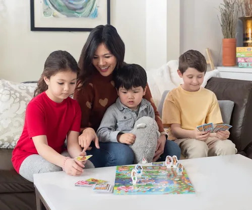 Vista 3 de Juego de mesa Princess Heroes – Juego cooperativo de castillo de princesa para niños de 4 años en adelante – Los niños desarrollan nuevas