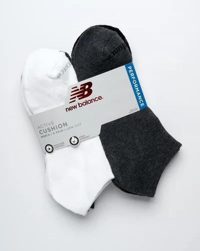 Vista 2 de New Balance Men's Low Cut Basic 6-Pack Socks