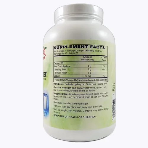 Vista 2 de Holly Hill Health Foods, Polvo de fibra transparente, 10 onzas