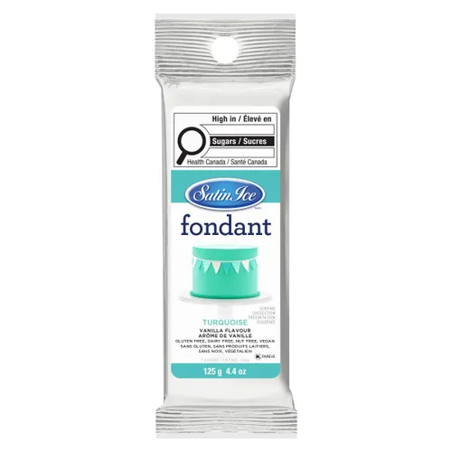 Vista 25 de Fondant de satén de Satin Ice para decorar pasteles, negro (4.4 onzas)
