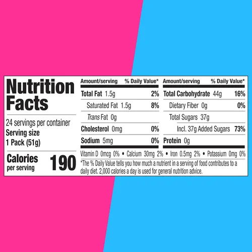Vista 2 de SweeTARTS Mini caramelos masticables, bolsas de 1.8 onzas (paquete de 48)