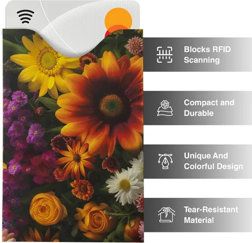 Vista 30 de Fundas de bloqueo RFID para pasaporte y tarjetas de crédito, Blanco, Blanco - 15 piezas