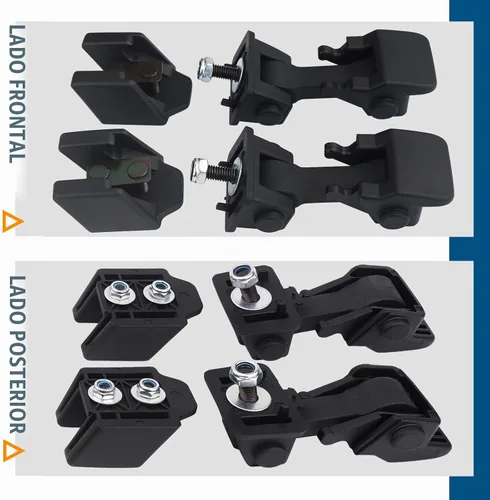 Vista 6 de Pestillo de capó con soporte de enganche y correa de goma 55395653AG compatible con Jeep Wrangler JK JKU 2007 2008 2009 2010 2011 2012 2013 2014