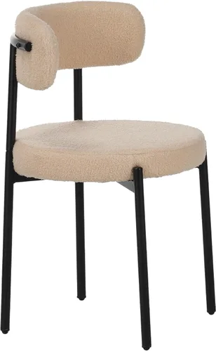 Vista 4 de Dining Chairs and Table & Chair Sets - 4 Piece Modern Kitchen Dining Chairs with Round Seat Cushions, Curved Back Design for Restaurants and Dining