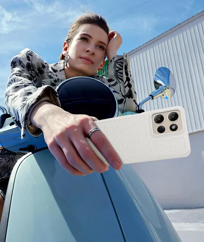 Vista 603 de FNTCASE Funda para iPhone 17 Pro: Fundas delgadas translúcidas de color azul claro compatibles con MagSafe, protección completa de la cámara