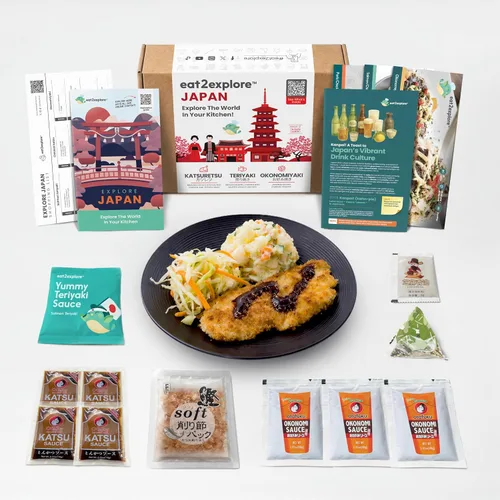 Vista 25 de eat2explore Kit de cocina global para adultos, recetas auténticas, especias esenciales y maridajes de bebidas, perfecto para citas nocturnas