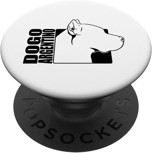 Vista 6 de Funny proud Dogo Argentino profile dog mom dog PopSockets MagSafe PopGrip for iPhone