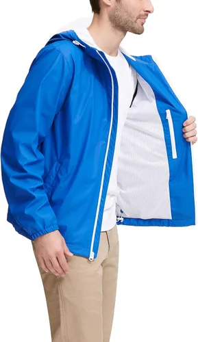 Vista 6 de DOCKERS Men's Hooded Waterproof Rain Jacket