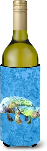Vista 4 de Caroline's Treasures 8658CC - Funda plegable para bebidas o botellas, contenedor plegable con aislamiento para latas o botellas, multicolor Shells