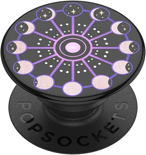 Vista 26 de PopSockets - Agarre para teléfono con soporte expandible, agarre adhesivo, agua en cascada
