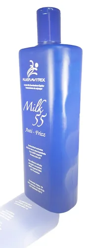 Vista 3 de Kleravitex Milk 55 - Acondicionador sin enjuague para el cabello, tratamiento en crema desenredante de 33.80 onzas, botella antiencrespamiento