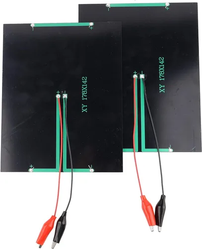 Vista 8 de 2 paneles solares de 12 V, 3.6 W, 12 V, 300 mA, pequeños paneles solares de polisilicio epoxi, módulo de celda solar de polisilicio con clip
