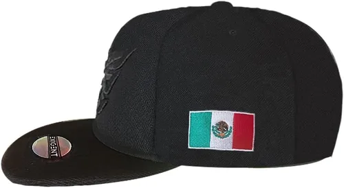 Vista 3 de EXIGENT Gorra de béisbol de México, ajustable, logotipo bordado