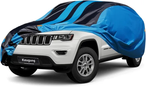 Vista 36 de Kaugung Funda impermeable para automóvil BMW Serie 3 (1999-2025), cubierta exterior completa para automóviles, ligera, resistente al sol, UV