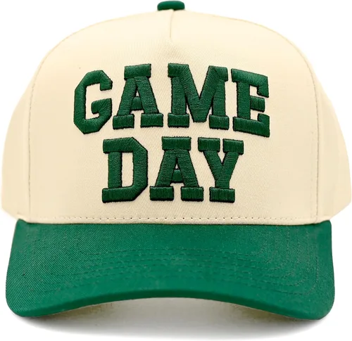 Vista 52 de Funky Junque Gorra Trucker Snapback Boy Mom - Verde/Beige