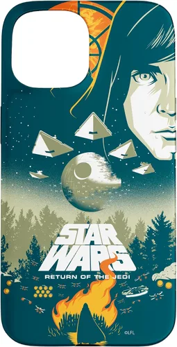 Vista 6 de Star Wars Funda con póster de película retro ilustrada con el regreso del Jedi para iPhone 17