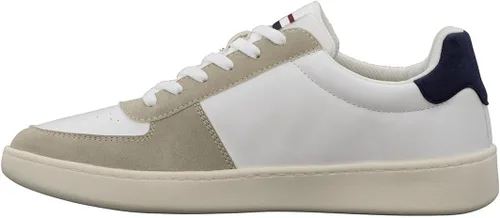 Vista 3 de Ben Sherman Mens Hyde Classic Sneaker Blanco/Beige/Azul Marino/Rojo