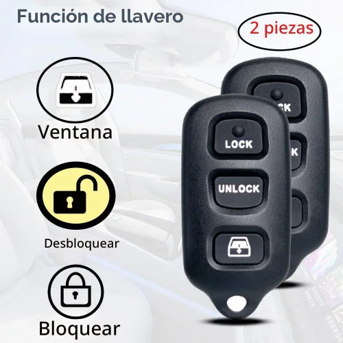 Vista 5 de SUPALAND Llavero de entrada sin llave compatible con Toyota 4Runner Sequoia 1999 2000 2001 2002 2003 2004 2005 2006 2007 2008 2009 Reemplazo