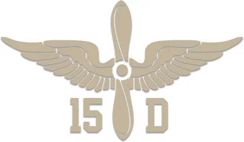 Vista 5 de Inkfidel 15D Aircraft Powertrain Repairer Prop Insignia Vinilo Calcomanía (negro)