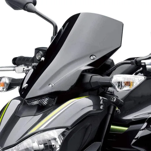 Vista 3 de motorcycle windshield Motorcycle Double Bubble Windshield WindScreen Screen Compatible with 2017 2018 2019 Compatible with Kawasaki Z900 Z 900 ZR900