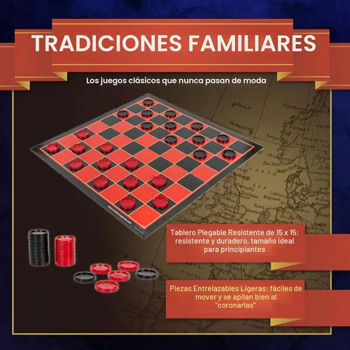 Vista 5 de Continuum Games Damas Family Tradiciones Juegos de mesa durante 72 meses a 1188 meses