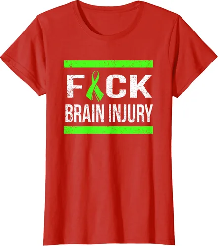 Vista 83 de Apoyo Daño cerebral Concienciación T Shirt, mujer L, Asphalt Negro