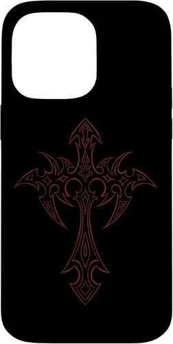 Vista 21 de Y2k Mall Goth Grunge Aesthetic Gothic Cross Case for iPhone 17