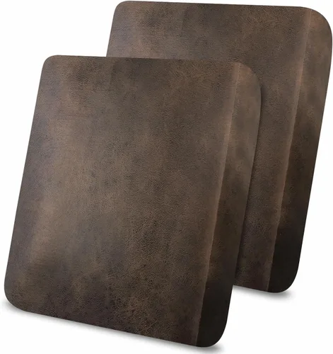 Vista 15 de Fundas de cojín tipo cuero para sofá, juego de fundas protectoras de muebles para sillón seccional, sofá biplaza de tela de elastano elástica