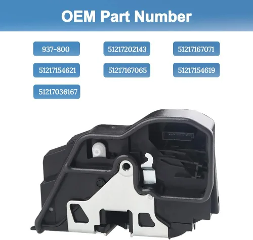 Vista 3 de WMPHE Actuador de bloqueo de puerta delantera izquierda del lado del conductor compatible con BMW E60 E65 E70 E90 E92-128i 135i 228i 230i 320i 323i