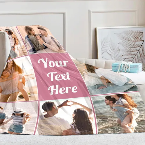 Vista 94 de Manta personalizada con imagen, manta personalizada con texto de fotos, manta de fotos personalizada para amiga, mamá y papá, regalos personalizados